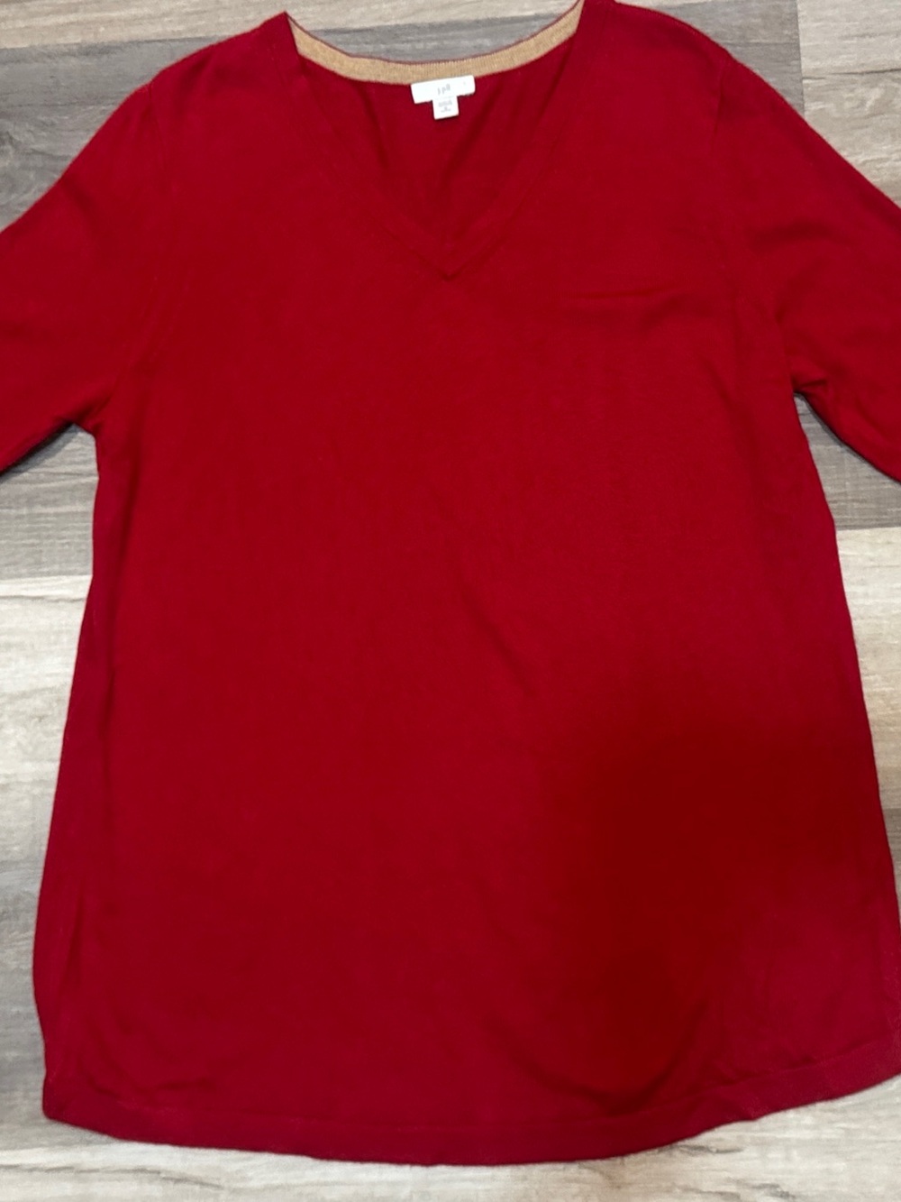 Women’s JJill Red V-Neck Top